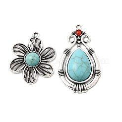 Gros pendentifs en alliage de style tibétain&nbsp;FIND-B058-03AS-03