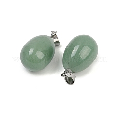 Colgantes naturales aventurina verde&nbsp;G-U018-01P-E