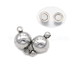 Messing-Magnetverschlüsse mit Schlaufen&nbsp;KK-M058-P