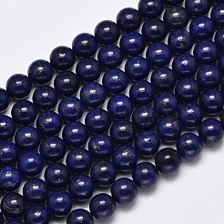 Gefärbt natürliche Lapislazuli runde Perlen-Stränge&nbsp;G-M169-4mm-05