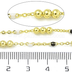 Catena a maglie rotonde in smalto di ottone&nbsp;CHC-G022-07G-10