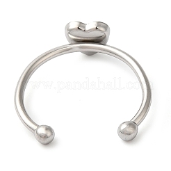 Composants de bague de manchette ouverte en acier inoxydable 304 anti-ternissement&nbsp;STAS-I306-01P
