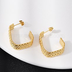 Boucles d'oreilles à tige en acier inoxydable 304&nbsp;EJEW-G423-33A-G