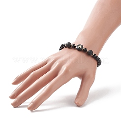 Stretch-Armbandsets aus Glas&nbsp;BJEW-JB09204