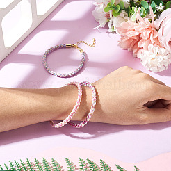 3 bracelet en nylon tressé de 3 mm&nbsp;FIND-TA0009-40B