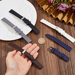 5 sac de 5 bracelets de montre en cuir PU de couleurs&nbsp;FIND-FH0017-63B