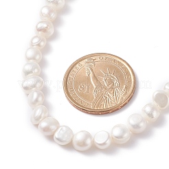 Collana di perle di perle naturali vintage per donna&nbsp;X-NJEW-JN03787-02