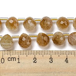 Stränge aus natürlichen Citrinperlen (erhitzt)&nbsp;G-H297-B10-02
