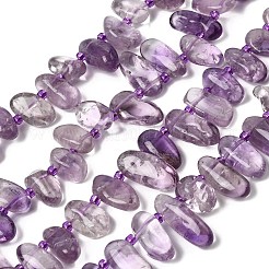 Natürlichen Amethyst Perlen Stränge&nbsp;G-L649-D05-01