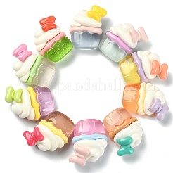 Undurchsichtige Decoden-Cabochons aus Harz&nbsp;RESI-CJC0019-27