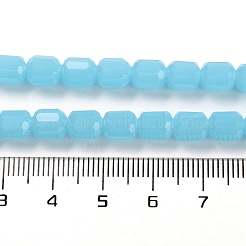 Abalorios de vidrio de jade de imitación&nbsp;GLAA-G112-02A