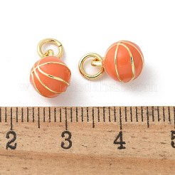 Ciondoli smaltato in ottone&nbsp;X-KK-P294-38G-05
