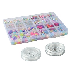 DIY-Schmuckset für Stretch-Armbänder aus Acrylperlen&nbsp;DIY-FS0005-71