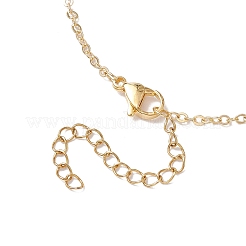 Ionenbeschichtung (IP) 316 chirurgischer Edelstahl Kunststoff-Imitationsperle Büroklammerketten Fingerringarmbänder für Frauen&nbsp;BJEW-JB11771