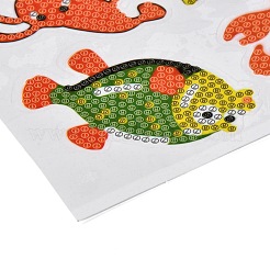 Kit di adesivi per pittura diamante tema oceano fai da te per bambini&nbsp;DIY-O016-21