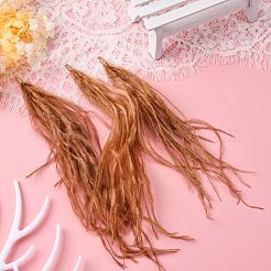 Borla de plumas de avestruz grandes decoraciones colgantes&nbsp;FIND-S302-08J