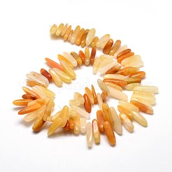 Natur Topazjade Nuggets Perlen Stränge&nbsp;LS-G-E271-56