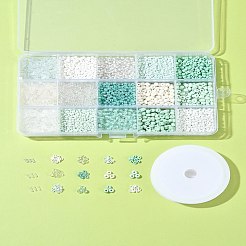 DIY-Set zur Schmuckherstellung von Armbändern aus Saatperlen-Glasperlen&nbsp;DIY-FS0007-64