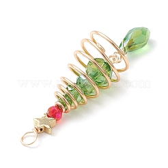 Pendentifs en verre câblé en cuivre&nbsp;PALLOY-JF02704