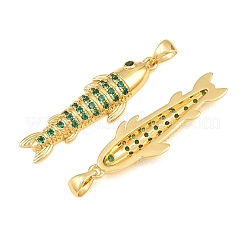Colgante micropavé cubic zirconia de latón&nbsp;CU-CBAB3AD-10G-02