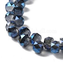 Brins de perles électrolytiques plaquées arc-en-ciel&nbsp;EGLA-H104-09A-FR01