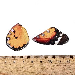 Ciondoli a forma di ali di farfalla in resina epossidica&nbsp;RESI-T057-86C