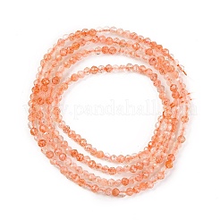 Natürliche sunstone Perlen Stränge&nbsp;G-F770-C01-01