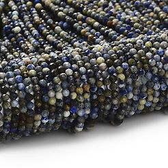Natürlicher Lapislazuli Perlenstränge&nbsp;G-RM2025-A21-3mm