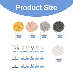 Kits de fabrication de colliers et de chaînes en fer à faire soi-même&nbsp;DIY-TA0013-17