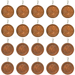 10 cabochon pendente in legno&nbsp;FIND-YW0009-32A