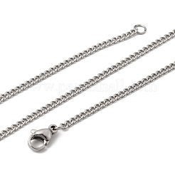 12 Stück 2.2 mm gedrehte Kette aus Edelstahl 304 für Damen und Herren&nbsp;NJEW-H093-17P-04