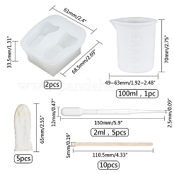 DIY-Stiftehalter- und Stiftehalter-Silikonform-Kits&nbsp;DIY-OC0002-80