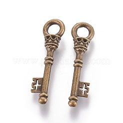 Pendente in lega stile tibetano&nbsp;TIBEP-EA10909YKG-AB-LF