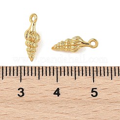 Dijes de latón con forma de concha de Shegrace&nbsp;XGR0170G-107G