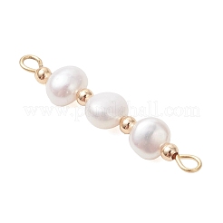 3 ciondolo con perline di patate in perle d'acqua dolce coltivate naturali&nbsp;PALLOY-JF05106-01
