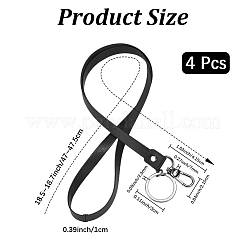 4 cordino da collo in pelle PU&nbsp;AJEW-CL0001-28B