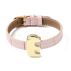 Armbänder aus Kunstleder mit Schnallen aus Edelstahl&nbsp;AJEW-Z053-01J