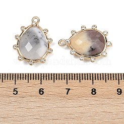 Natürlicher weißer afrikanischer Opal facettiert Anhänger&nbsp;G-K347-06G-02
