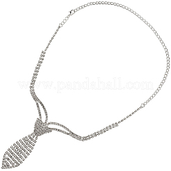 1 collana girocollo con ciondolo in lega di cristallo e strass per donna&nbsp;AJEW-CY0003-20