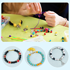 DIY Edelsteinarmband-Ring-Herstellungsset&nbsp;DIY-NB0009-32