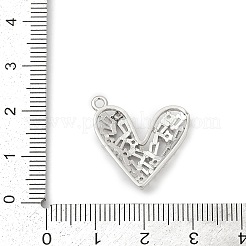 Pendentifs avec zircon cubiques à micro-pavés en laiton&nbsp;KK-G526-18P