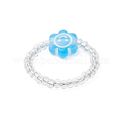 Transparente Acryl-Fingerringe&nbsp;RJEW-JR00957