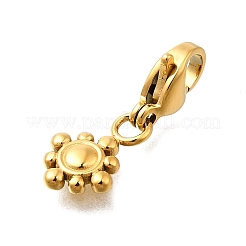 Colgante de acero inoxidable 304 con diseño de flores&nbsp;STAS-R159-26G