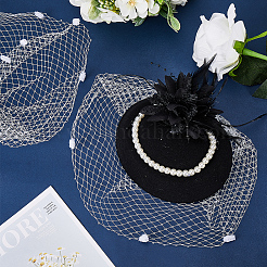 Voiles de mariée en maille de polyester&nbsp;AJEW-WH0470-10A