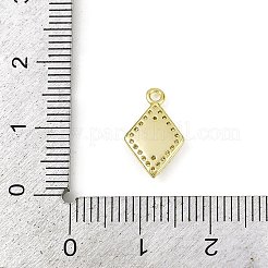 Pendentifs en laiton zircon cubique transparent&nbsp;KK-L238-21G