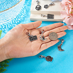 7 Stück 7 Stile DIY Legierung Emaille Anhänger Dekorationen Herstellung Kits&nbsp;FIND-TA0009-04