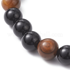 Natürliche schwarze Onyx-&nbsp;BJEW-JB12902