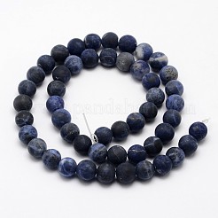 Chapelets de perles en sodalite naturelle&nbsp;G-D682-8mm