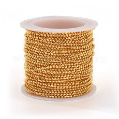 Cadenas de abalorios de bolas de hierro&nbsp;X-CHB001Y-G