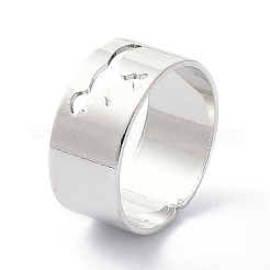 Einstellbare Ringe aus Legierung&nbsp;RJEW-D001-05P